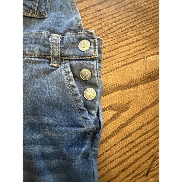 Seven For All Mankind Bib Overalls Girls Size 2 T Distressed Pants - Picture 4 of 9